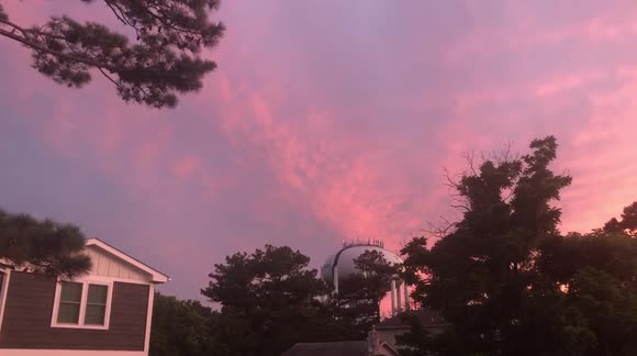 Vibrant Dewey Beach Delaware Summer Sunset