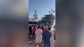 Kris Jenner steps out looking glam with boyfriend Corey as she holidays on yacht in Sicily