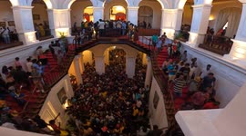 Sri Lankan protesters occupy president's official residence as leader confirms resignation