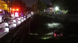 Truck found in Greens Bayou with bullet holes after report of shooting in Greenspoint