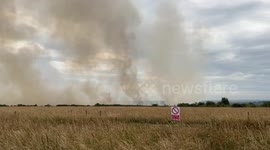 Dozens of soldiers pulled from training exercise to battle huge wildfires on Salisbury Plain