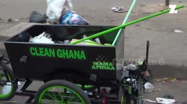 This inventor from Ghana had a dream to make his city clean. So he created a device, took action and became famous for it.