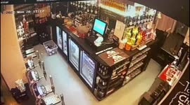 A GHOST has left staff at a haunted pub spooked after a beer bottle shot off a shelf behind the bar