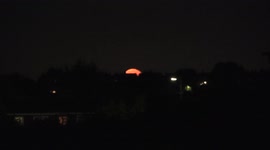 The Buck Supermoon Rises In The Sky In East London