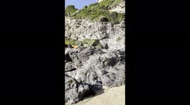 Extreme campers take over Cornwall's coastline – sleeping rough on CLIFF EDGES Part 2