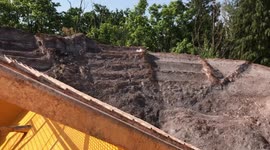 Gritters spread stone dust to soak up tar as 40C heatwave melts UK highways