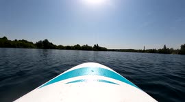 Brits takes to water to try cool down on hottest day of the year so far, Derbyshire, UK