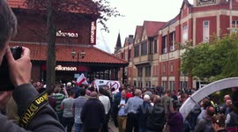 EDL Anti-mosque Protest Chants