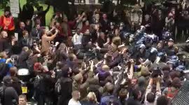 G8  Protesters in Soho London W1 today 11/06/13