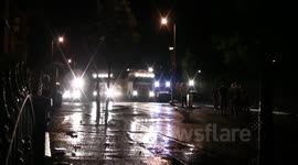 Night time on the Woodvale Road