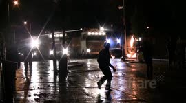 Night time on the Woodvale Road