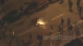 RAW VIDEO Crowd Reacts to Zimmerman Verdict , Trayvon Martin