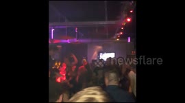 Enter Shikari band member tries to crowd surf... fails