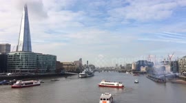 Gunfire on the Thames!