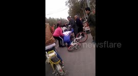 Schoolboy forced to kneel down twice by an elderly man