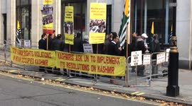 Protest in London against occupation of Kashmir