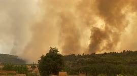 Massive wildfire breaks out in Barcelona province