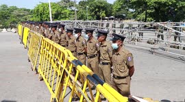 Security beefed up in Sri Lankan parliament as nominations for new president takes place