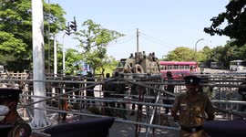 Security beefed up in Sri Lankan parliament as nominations for new president takes place