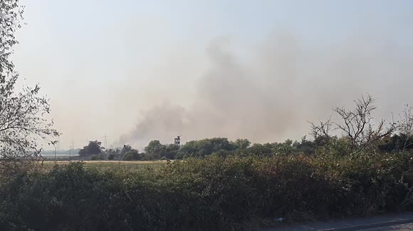 Dartford fire: Huge blaze as smoke billows over A-road