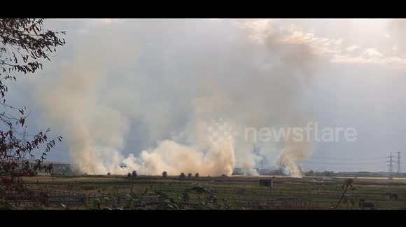 London’s burning - Two homes destroyed as massive wildfire rages