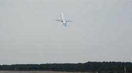 Boeing 737 Max 10 makes its UK debut with a near vertical takeoff