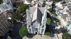 Beautiful and incredible cathedral of the city of Vitória, located in the center of the city, with a spectacular architecture
