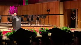 Cheeky student nicks Banksy's honorary professorship certificate during graduation ceremony