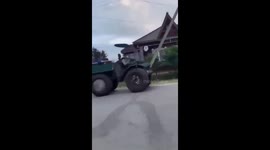 Russian teenagers give police the runaround in 'stolen' swamp vehicle