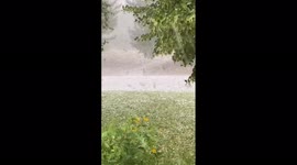 US: Hailstorm Pummels Billings, Montana Amid Severe Weather