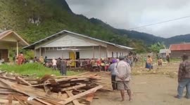 Raise the Lord! Congregation carries entire church to new location in Indonesia