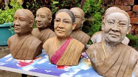 The Ranchi sculptor has tried to give the image of the newly elected President Draupadi Murmu in the form of a statue