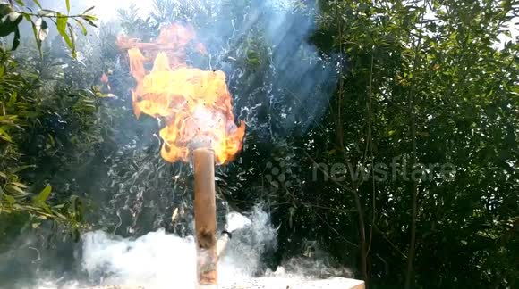 YouTuber tests how bong fares against hundreds of lit match heads