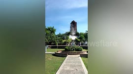 Philippines earthquake rocks church belfry as four die and dozens are injured