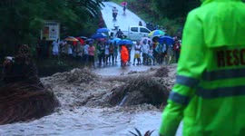 flash flood in barangay Liberty Tampakan South Cotabato