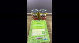 Lasange made with toast and spaghetti hoops