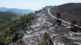 Italy: Sanctuary San Michele fire, Fires in Campania, caused by drought and rising temperatures, are increasing more and more.
