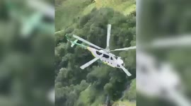 The helicopter belonging to the MIA and the Border Police lost control and crashed during the rescue operation of paragliders who fell in Gudauri