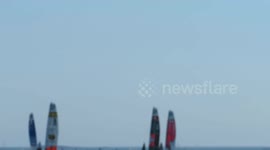 Friday first race day Sail Gp Plymouth uk by jpcpapp@gmail.com 29/07/2022.