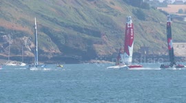 SailGp Plymouth Friday races by jpcpapp@gmail.com