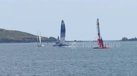 Sail Gp Plymouth sound Friday races by jpcpapp@gmail.com