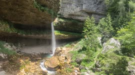 Beautiful waterfall in Slovenia for you TikTok, Pinterest and Instagram 3