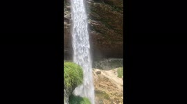 Beautiful waterfall in Slovenia for you TikTok, Pinterest and Instagram 5