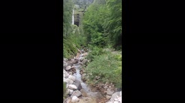 Beautiful waterfall in Slovenia for you TikTok, Pinterest and Instagram 7