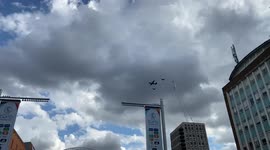 All-female RAF crew do awesome flypast over Wembley as the Women’s Euros final begins