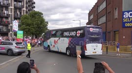 Prince William, German President and team coaches arrive at Wembley Stadium for Women's EURO final #WEURO2022