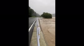 Japan: Rivers Swell Across Tohoku And Hokuriku Regions After Heavy Rains 2