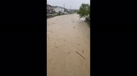 Japan: Rivers Swell Across Tohoku And Hokuriku Regions After Heavy Rains 4