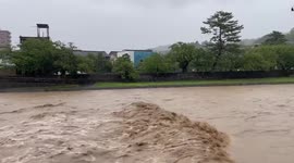 Japan: Rivers Swell Across Tohoku And Hokuriku Regions After Heavy Rains 6