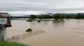 Japan: Rivers Swell Across Tohoku And Hokuriku Regions After Heavy Rains 5